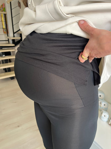 Maternity Shimmery Black Yoga Pants