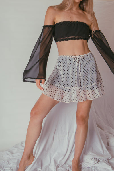 Rosy Chiffon Skirt