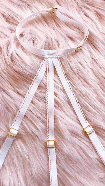 Lilly White Body Harness