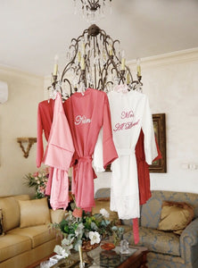 Brides Maids Robe Pink