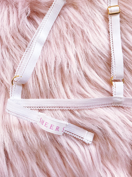 Lilly White Body Harness